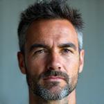 Retrato de Javier Ruiz, especialista en mindfulness y reducción del estrés, con una expresión serena.